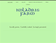Tablet Screenshot of imladrisfarm.com